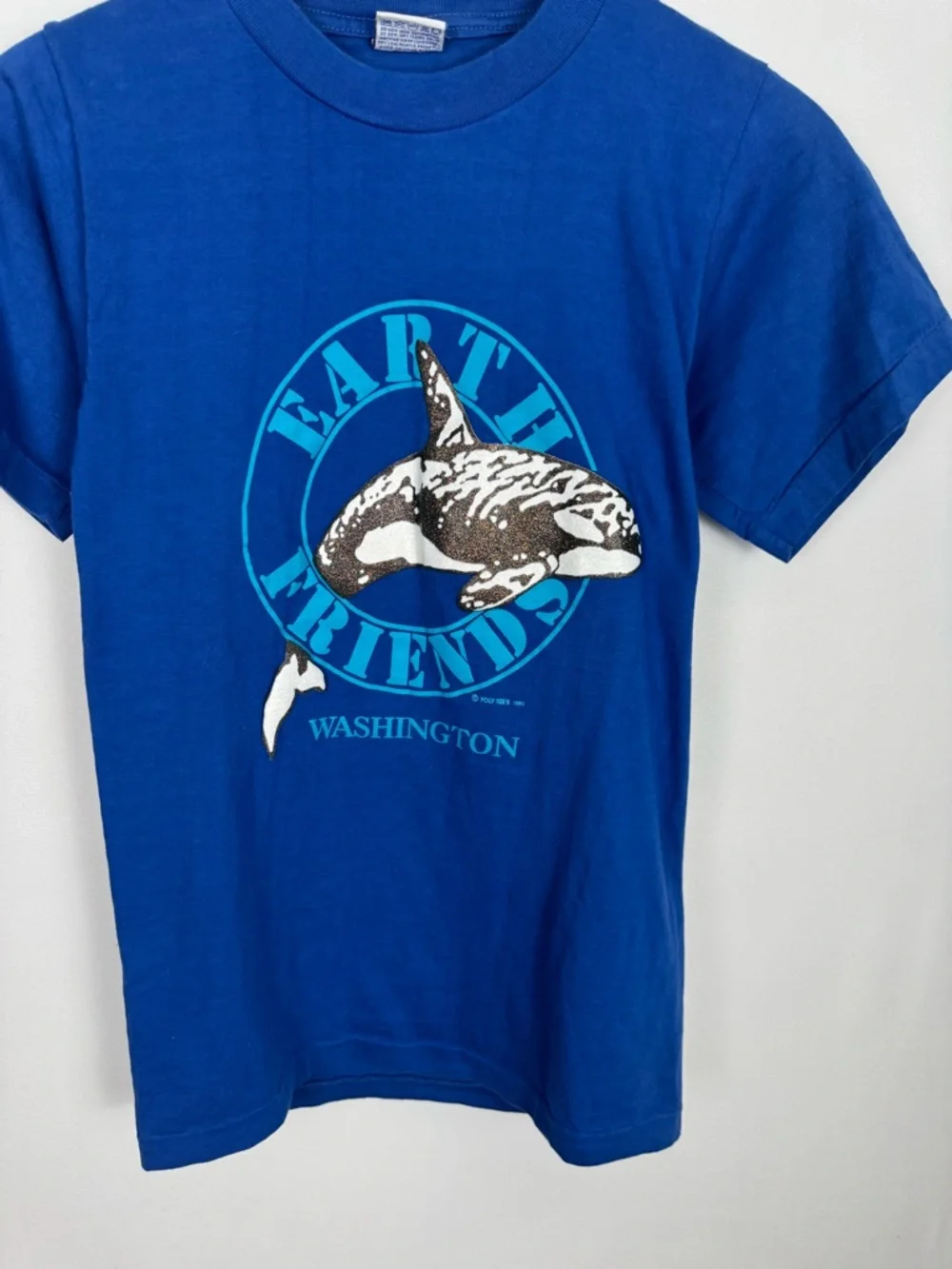 Vintage 1990s Orca Earth Friends Tee - Picture 2 of 6
